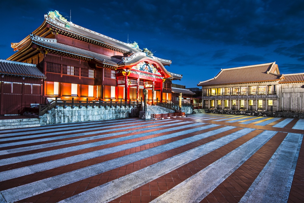 Shuri Castle in Okinawa, Japan